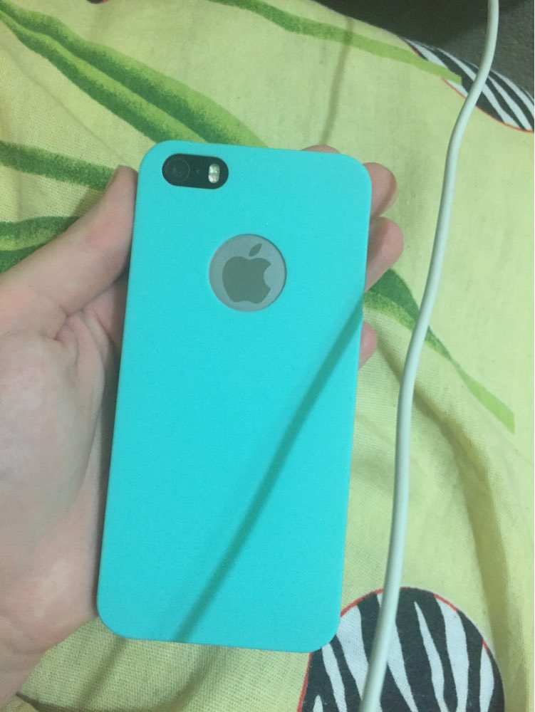 Бампер для iPhone 5s (голубой)